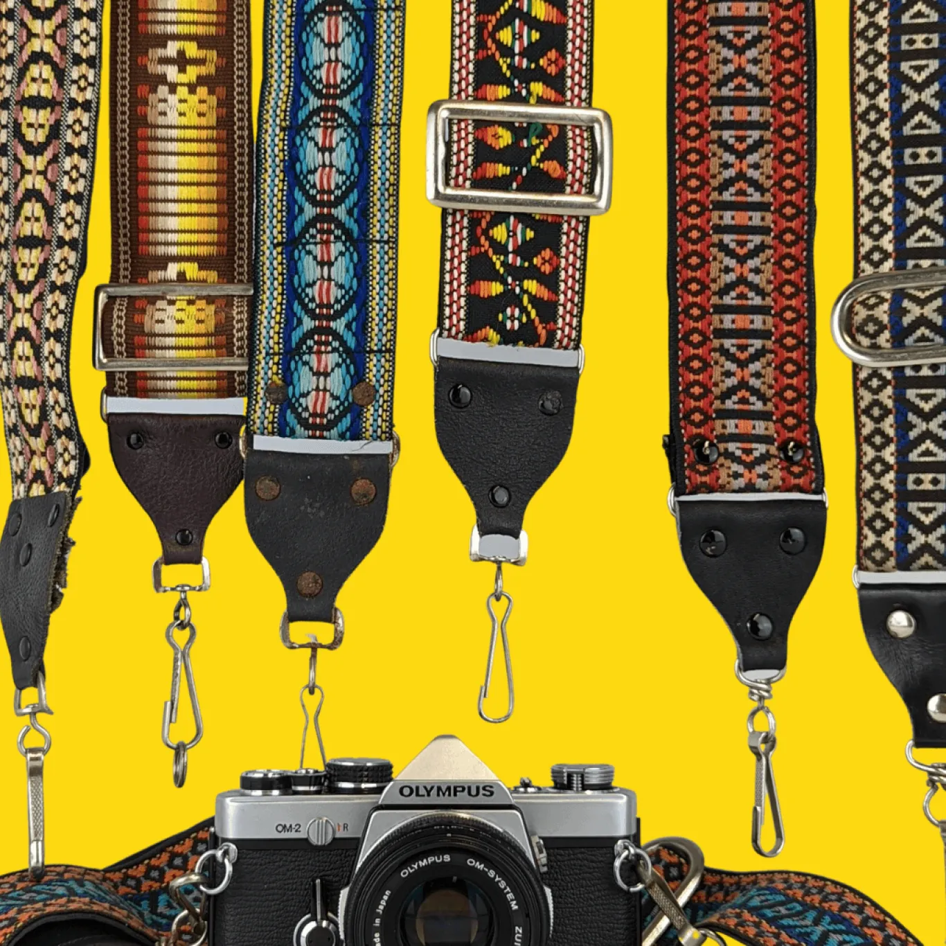 Mystery Aztec Vintage Camera Straps