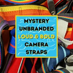 Mystery Unbranded Loud and Bold Vintage Camera Strap