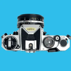 Nikon FE (Silver) 35mm SLR Film Camera With Nikkor 50mm F1.8 Lens