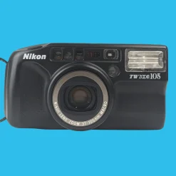 Nikon TW Zoom 105 35mm Film Camera Point and Shoot