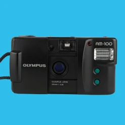 Olympus AM 100 35mm Film Camera Point and Shoot
