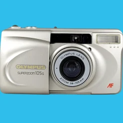 Olympus Superzoom 105G 35mm Film Camera Point and Shoot