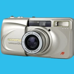 Olympus Superzoom 105G 35mm Film Camera Point and Shoot