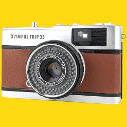 Olympus Trip 35 Brown Point and Shoot 35mm Film Camera