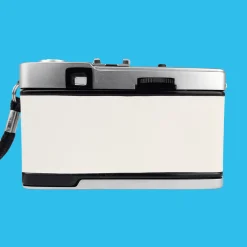 Olympus Trip 35 Custom White Leather Point and Shoot 35mm Film Camera