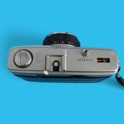 Olympus Trip 35 Green Leather Skin Point and Shoot 35mm Film Camera