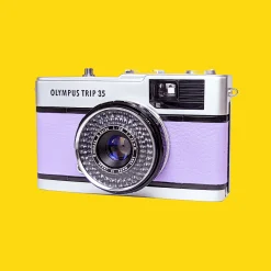 Olympus Trip 35 Lilac Point and Shoot 35mm Film Camera