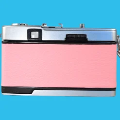 Olympus Trip 35 Pink Leather Point and Shoot 35mm Film Camera