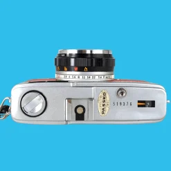 Olympus Trip 35 Red Leather Point and Shoot 35mm Film Camera