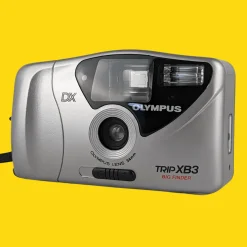 Olympus Trip XB3 Silver 35mm Film Camera Point and Shoot