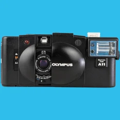 Olympus XA2 35mm Film Camera Point and Shoot WITH Olympus A11 Flash