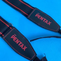 Original Pentax Black & Red SLR Camera Strap