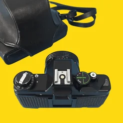 Praktica B 100 Electronic 35mm SLR Film Camera with Pentacton 50mm f/1.8 Lens