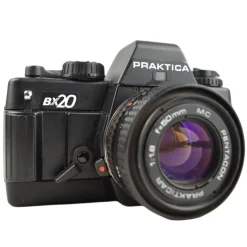 Praktica BX20 with Pentacon Praktica 50mm f1.8 Prime Lens