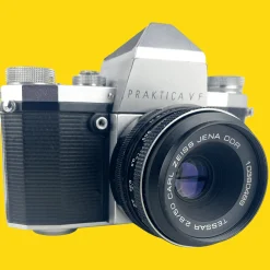 Praktica VF Vintage Metal 35mm SLR Film Camera with Prime Lens