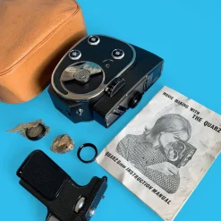 Quarz 8mm Movie Cine Camera with Leather Case