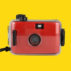 Red Underwater Focus Free 35mm Film Camera Point and Shoot