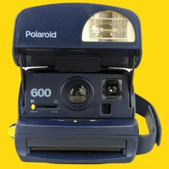Retro Navy Polaroid 600 Instant Film Camera