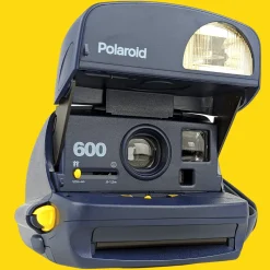 Retro Navy Polaroid 600 Instant Film Camera