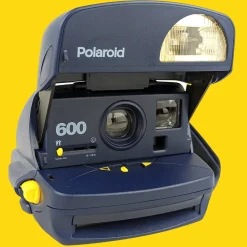 Retro Navy Polaroid 600 Instant Film Camera