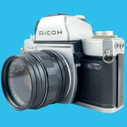 Ricoh TLS401 SLR 35mm Film Camera With Rikenon 50mm F1.7 Lens