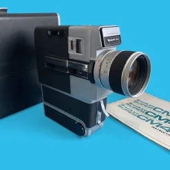 Sankyo Super CM 400 Movie Cine Camera w/ Instructions and Leather Case