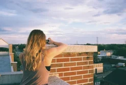 Teal Underwater Focus Free 35mm Point and Shoot Film Camera