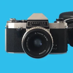 Vintage 35mm SLR Film Camera Praktica PL Nova 1 with Carl Zesis f/2.8 50mm Lens