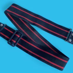 Vintage Red & Black SLR Camera Strap