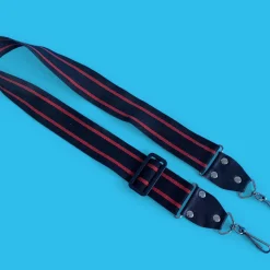 Vintage Red & Black SLR Camera Strap