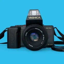 Yashica 230-AF Auto 35mm Film Camera w/f1.8 50mm Lens and Flash