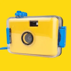 Yellow Underwater Focus Free 35mm Point and Shoot Film Camera