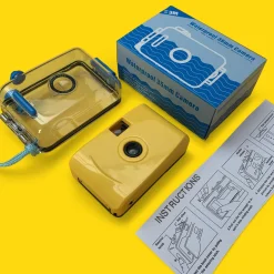 Yellow Underwater Focus Free 35mm Point and Shoot Film Camera
