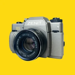 Zenit-122 50th Anniversary KMZ Special Edition 35mm Film Camera With 58mm Helios F1.8 Lens.